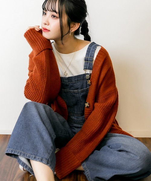 atONE（アットワン）の「atONE 大人カジュアルデニムサロペット（サロペット/オーバーオール・レディース・ネイビー/ライトブルー/ダークネイビー/ブルー/グレー系その他6・LL/4L/L/3L/M）」の21枚目の写真