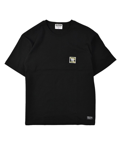 DOUBLE STEAL(ダブルスティール)の「カモパッチ Tシャツ(Tシャツ/カットソー・メンズ・ホワイト/ブラック/グレー/ライトベージュ/グレイッシュブルー・MEDIUM/LARGE/X-LARGE/XX-LARGE)」の3枚目の写真