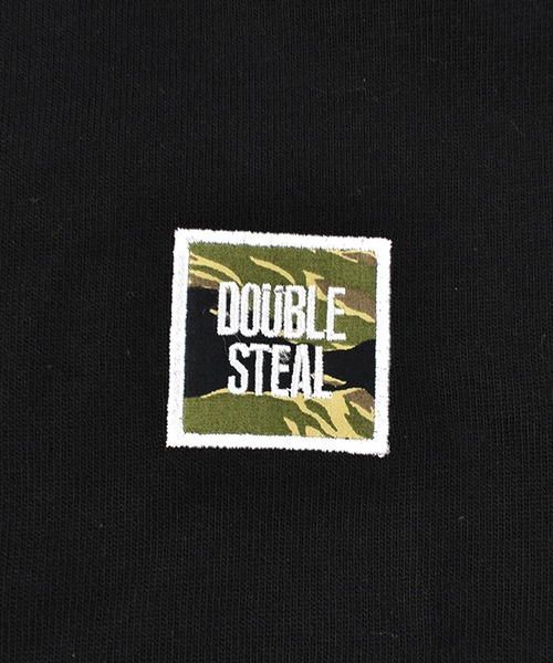 DOUBLE STEAL(ダブルスティール)の「カモパッチ Tシャツ(Tシャツ/カットソー・メンズ・ホワイト/ブラック/グレー/ライトベージュ/グレイッシュブルー・MEDIUM/LARGE/X-LARGE/XX-LARGE)」の16枚目の写真