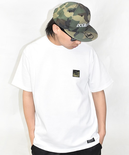 DOUBLE STEAL(ダブルスティール)の「カモパッチ Tシャツ(Tシャツ/カットソー・メンズ・ホワイト/ブラック/グレー/ライトベージュ/グレイッシュブルー・MEDIUM/LARGE/X-LARGE/XX-LARGE)」の19枚目の写真