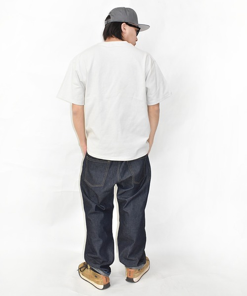 DOUBLE STEAL(ダブルスティール)の「カモパッチ Tシャツ(Tシャツ/カットソー・メンズ・ホワイト/ブラック/グレー/ライトベージュ/グレイッシュブルー・MEDIUM/LARGE/X-LARGE/XX-LARGE)」の21枚目の写真