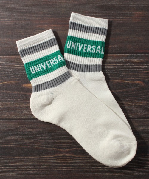 UNIVERSAL OVERALL(ユニバーサルオーバーオール)の「【UNIVERSAL OVERALL/ユニバーサルオーバーオール】3Pソックス リラインソックスクルー/靴下(ソックス/靴下・メンズ・ブラック系/ホワイト系・25-27CM)」の6枚目の写真
