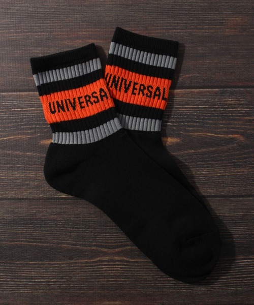 UNIVERSAL OVERALL(ユニバーサルオーバーオール)の「【UNIVERSAL OVERALL/ユニバーサルオーバーオール】3Pソックス リラインソックスクルー/靴下(ソックス/靴下・メンズ・ブラック系/ホワイト系・25-27CM)」の9枚目の写真