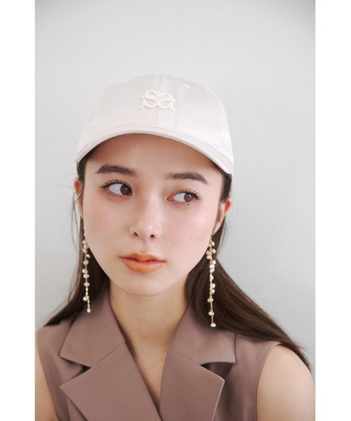 SNIDEL(スナイデル)の「ロゴ刺繍キャップ(キャップ・レディース・アイボリー/ネイビー・FREE)」の14枚目の写真