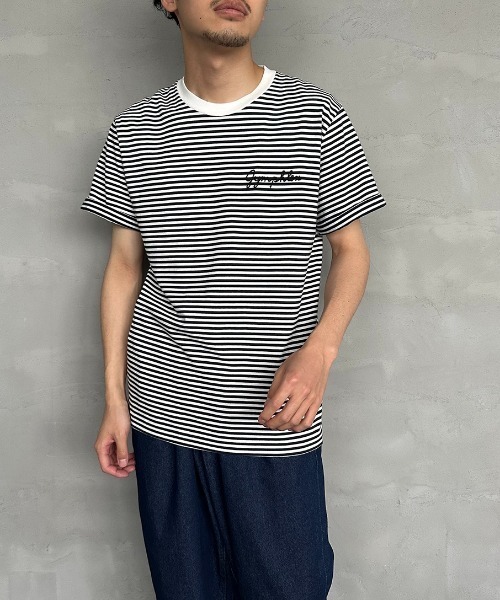 GYMPHLEX/ジムフレックス] コットンジャージー ワンポイントロゴ