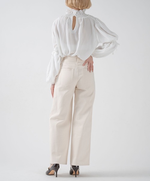 qumerry.（キュメリ）の「袖ボリュームシャツ（シャツ/ブラウス・レディース・ブラック/ホワイト・FREE）」の7枚目の写真