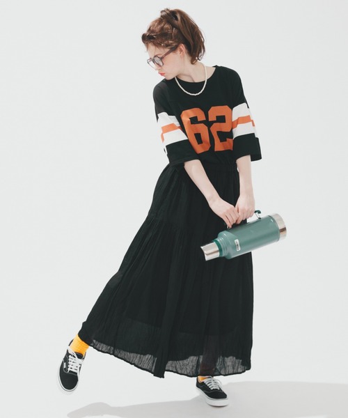 EDIT Gris(エディットグリ)の「【ユニセックスで着用可能】ナンバリングTシャツ(Tシャツ/カットソー・レディース・グリーン/ネイビー・FREE)」の20枚目の写真