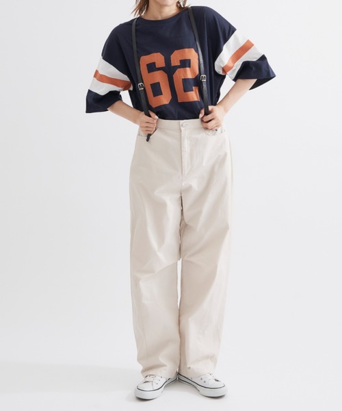 EDIT Gris(エディットグリ)の「【ユニセックスで着用可能】ナンバリングTシャツ(Tシャツ/カットソー・レディース・グリーン/ネイビー・FREE)」の21枚目の写真