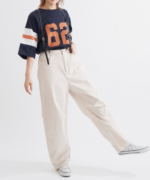 EDIT Gris(エディットグリ)の「【ユニセックスで着用可能】ナンバリングTシャツ(Tシャツ/カットソー・レディース・グリーン/ネイビー・FREE)」の22枚目の写真