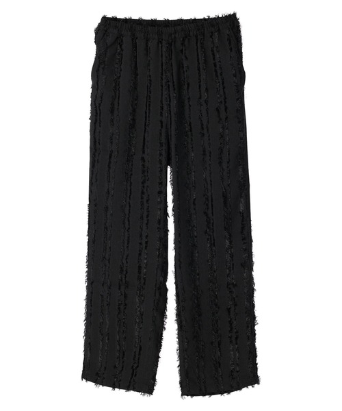 Sugar spoon（シュガースプーン）の「・SUGAR SPOON フリンジジャカードパンツ（その他パンツ・レディース・ライトグレー/アイボリー/ブラック・FREE）」の4枚目の写真