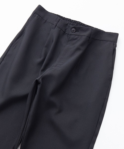Blue Standard （ブルースタンダード）の「【BLUE STANDARD/ブルースタンダード】接触冷感 　ポリトロワンタック　ウエストゴム　クロップドパンツ（その他パンツ・メンズ・チャコールグレー/ブラック/ブルー/ベージュ・MEDIUM/LARGE/X-LARGE）」の5枚目の写真
