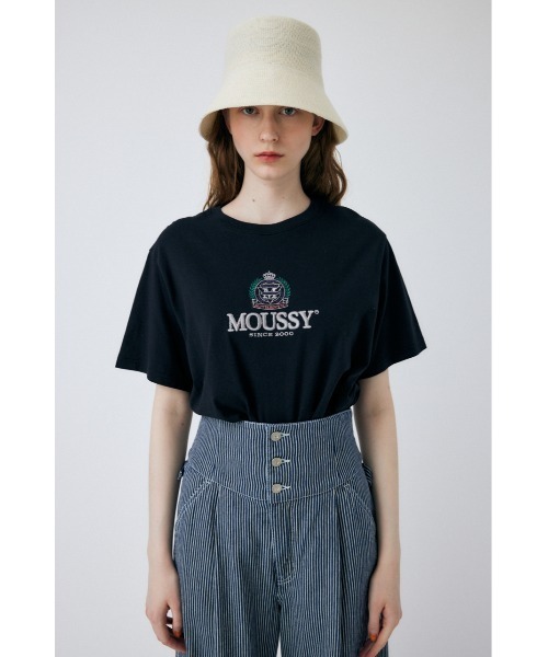 moussy - 今季♡MOUSSY classic Tシャツ♡マウジークラシックTシャツ♡完売 MOUSSY（マウジー）の「CLASSIC EMBROIDERY MOUSSY Tシャツ（T