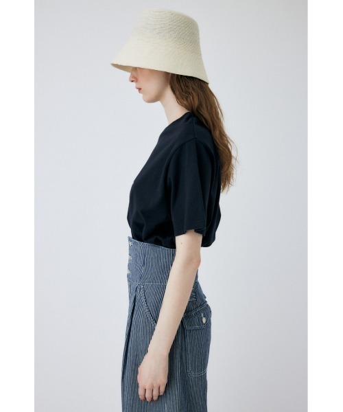 MOUSSY(マウジー)の「CLASSIC EMBROIDERY MOUSSY Tシャツ(Tシャツ/カットソー・レディース・ホワイト/ライトブラック/ライトパープル/杢グレー・FREE)」の8枚目の写真