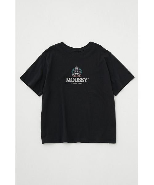 MOUSSY(マウジー)の「CLASSIC EMBROIDERY MOUSSY Tシャツ(Tシャツ/カットソー・レディース・ホワイト/ライトブラック/ライトパープル/杢グレー・FREE)」の21枚目の写真