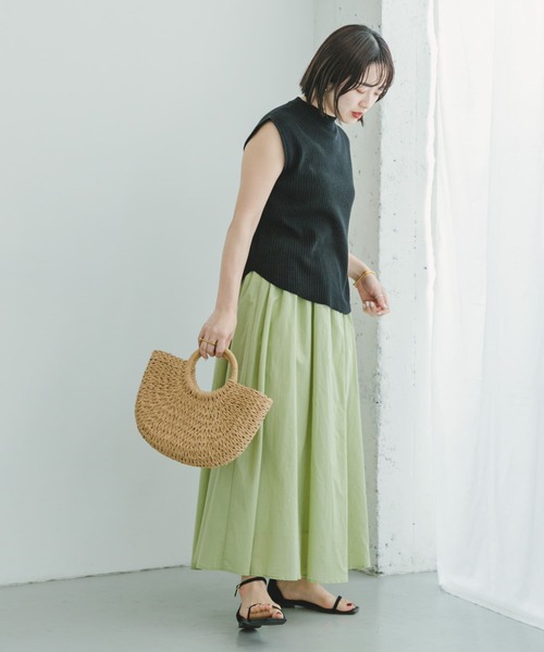 ITEMS URBANRESEARCH（アイテムズ アーバンリサーチ）の「ボイルロングスカート（スカート・レディース・オレンジ/ミント/チャコールグレー・FREE）」の17枚目の写真