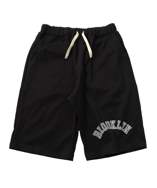 GLAZOS（グラソス）の「スムース・カレッジロゴプリントハーフパンツ（その他パンツ・キッズ・オレンジ/グリーン/ブラック・140cm/150cm/160cm/170cm）」の5枚目の写真