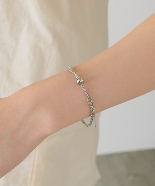 Kastane（カスタネ）の「【fiw.】ループタイブレスレット（ブレスレット・レディース・シルバー/ゴールド・FREE）」の14枚目の写真