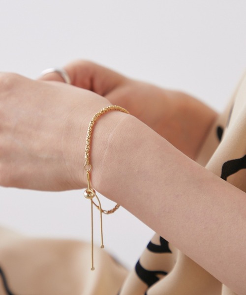 Kastane（カスタネ）の「【fiw.】ループタイブレスレット（ブレスレット・レディース・シルバー/ゴールド・FREE）」の17枚目の写真