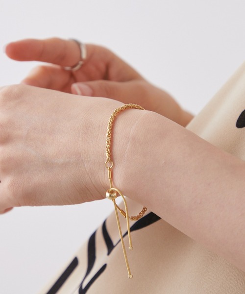 Kastane（カスタネ）の「【fiw.】ループタイブレスレット（ブレスレット・レディース・シルバー/ゴールド・FREE）」の18枚目の写真