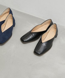 ROPE' PICNIC | スクエアトゥセンターシーム甲深バブーシュ(パンプス)