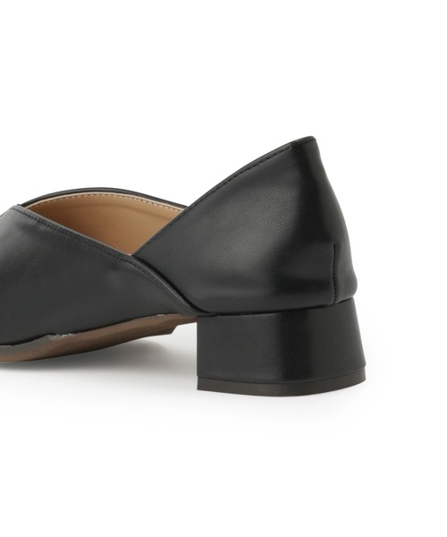 極美品　FABIO RUSCONI スクエアトゥ　センターシームパンプス　37 極美品 FABIO RUSCONI スクエアトゥ センターシームパンプス 37