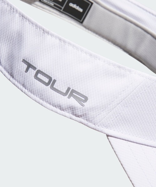 adidas（アディダス）の「メタルロゴ バイザー【adidas Golf/アディダスゴルフ】（サンバイザー・メンズ・ブラック/ホワイト/ネイビー・LARGE）」の6枚目の写真