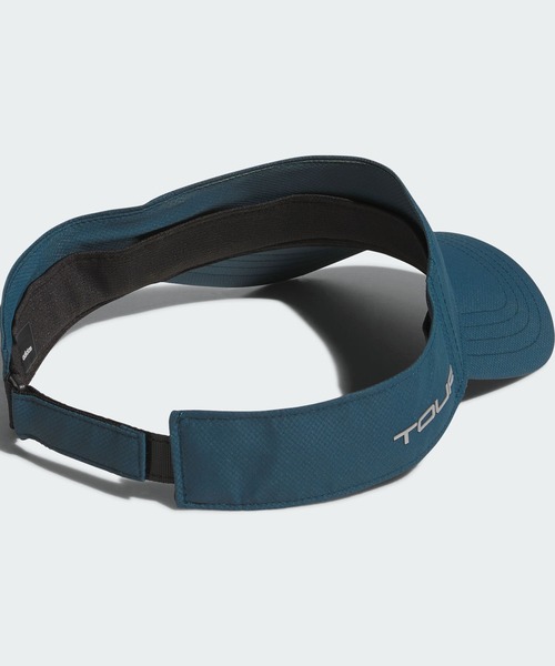 adidas（アディダス）の「メタルロゴ バイザー【adidas Golf/アディダスゴルフ】（サンバイザー・メンズ・ブラック/ホワイト/ネイビー・LARGE）」の10枚目の写真