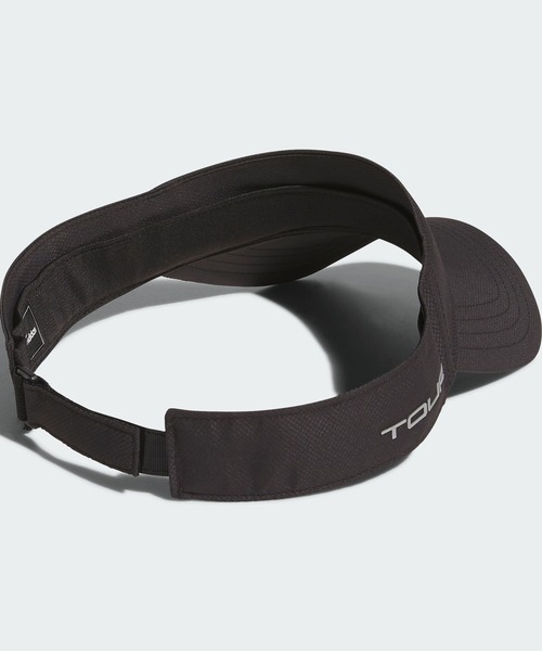 adidas（アディダス）の「メタルロゴ バイザー【adidas Golf/アディダスゴルフ】（サンバイザー・メンズ・ブラック/ホワイト/ネイビー・LARGE）」の7枚目の写真