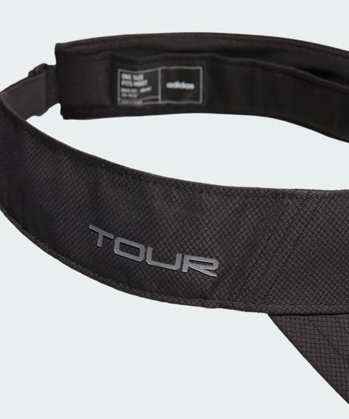 adidas（アディダス）の「メタルロゴ バイザー【adidas Golf/アディダスゴルフ】（サンバイザー・メンズ・ブラック/ホワイト/ネイビー・LARGE）」の8枚目の写真