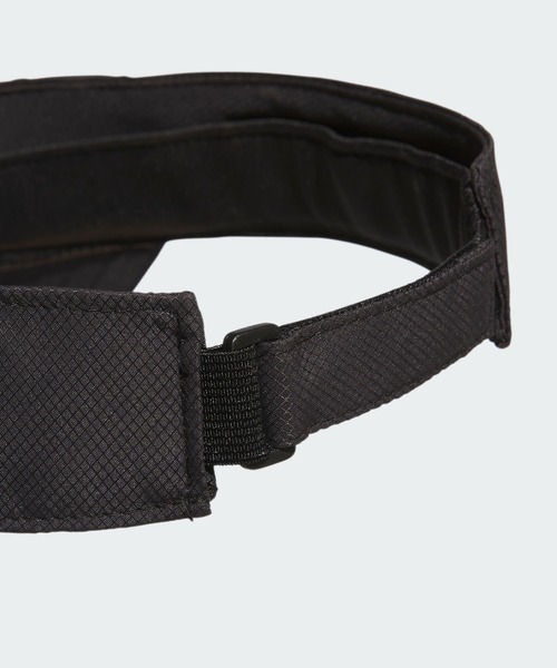 adidas（アディダス）の「メタルロゴ バイザー【adidas Golf/アディダスゴルフ】（サンバイザー・メンズ・ブラック/ホワイト/ネイビー・LARGE）」の9枚目の写真