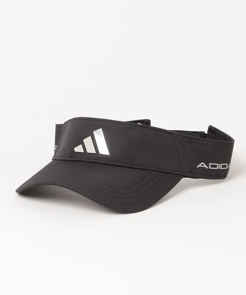 adidas（アディダス）の「メタルロゴ バイザー【adidas Golf/アディダスゴルフ】（サンバイザー・メンズ・ブラック/ホワイト/ネイビー・LARGE）」の14枚目の写真