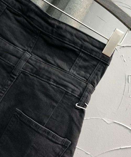 セール】ハウエスト デニムミニタイトスカート（デニムスカート