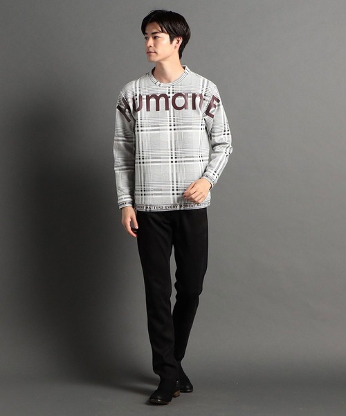 HIDEAWAYS NICOLE（ハイダウェイニコル）の「【WEB限定】ダンボールニットロゴプルオーバー（Tシャツ/カットソー・メンズ・その他1/オレンジ/ボルドー/ブラック/ホワイト・LARGE/MEDIUM/X-LARGE）」の6枚目の写真