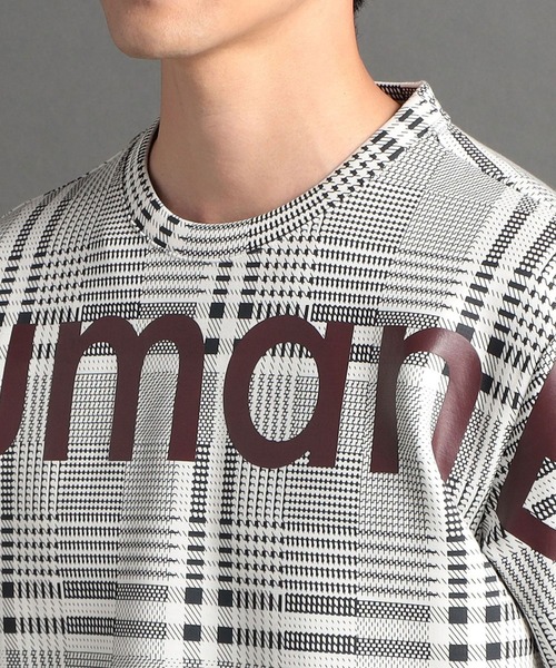 HIDEAWAYS NICOLE（ハイダウェイニコル）の「【WEB限定】ダンボールニットロゴプルオーバー（Tシャツ/カットソー・メンズ・その他1/オレンジ/ボルドー/ブラック/ホワイト・LARGE/MEDIUM/X-LARGE）」の9枚目の写真