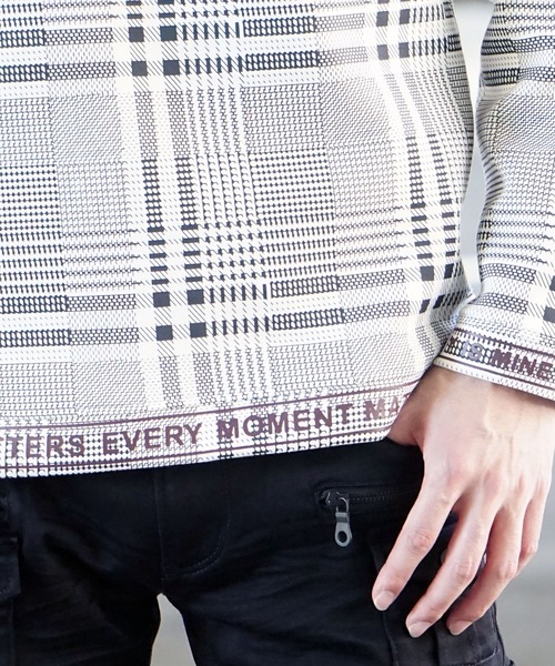 HIDEAWAYS NICOLE（ハイダウェイニコル）の「【WEB限定】ダンボールニットロゴプルオーバー（Tシャツ/カットソー・メンズ・その他1/オレンジ/ボルドー/ブラック/ホワイト・LARGE/MEDIUM/X-LARGE）」の20枚目の写真