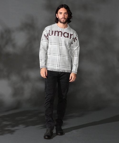 HIDEAWAYS NICOLE（ハイダウェイニコル）の「【WEB限定】ダンボールニットロゴプルオーバー（Tシャツ/カットソー・メンズ・その他1/オレンジ/ボルドー/ブラック/ホワイト・LARGE/MEDIUM/X-LARGE）」の22枚目の写真