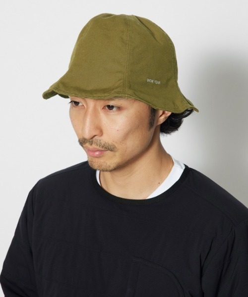 Snow Peak（スノーピーク）の「TAKIBI Canvas Bell Hat（ハット・メンズ・ブラック/オリーブ・2/1）」の3枚目の写真