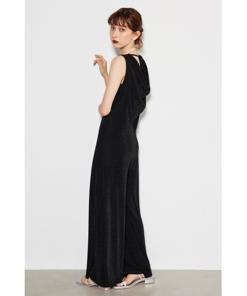 rienda（リエンダ）の「バックドレープカットロンパース（つなぎ/オールインワン・レディース・ブラック/ライトグリーン/ライトブラウン・FREE）」の6枚目の写真