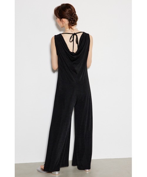 rienda（リエンダ）の「バックドレープカットロンパース（つなぎ/オールインワン・レディース・ブラック/ライトグリーン/ライトブラウン・FREE）」の7枚目の写真