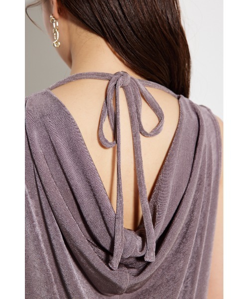 rienda（リエンダ）の「バックドレープカットロンパース（つなぎ/オールインワン・レディース・ブラック/ライトグリーン/ライトブラウン・FREE）」の21枚目の写真