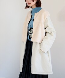 Ray BEAMS | Ray BEAMS / ボア キリカエ ジップ コート(その他アウター)