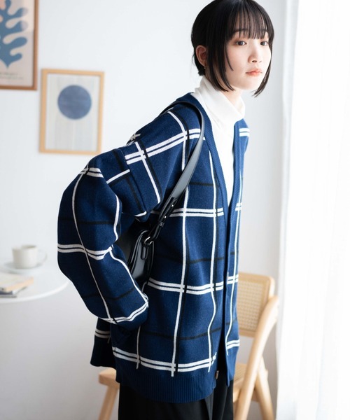 WEGO（ウィゴー）の「WEGO/ルーズフィット総柄カーディガン（カーディガン/ボレロ・メンズ・その他1/その他4/その他2/その他6/その他5/その他3/その他7・MEDIUM/LARGE）」の9枚目の写真