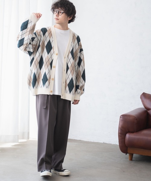 WEGO（ウィゴー）の「WEGO/ルーズフィット総柄カーディガン（カーディガン/ボレロ・メンズ・その他1/その他4/その他2/その他6/その他5/その他3/その他7・MEDIUM/LARGE）」の14枚目の写真