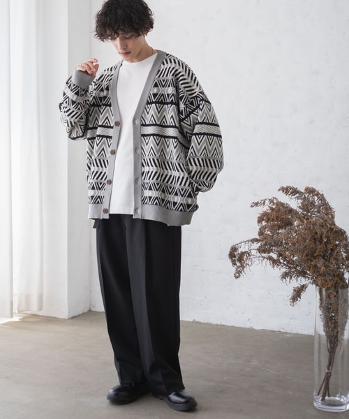 WEGO（ウィゴー）の「WEGO/ルーズフィット総柄カーディガン（カーディガン/ボレロ・メンズ・その他1/その他4/その他2/その他6/その他5/その他3/その他7・MEDIUM/LARGE）」の18枚目の写真