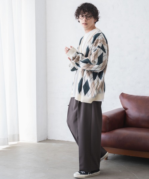 WEGO（ウィゴー）の「WEGO/ルーズフィット総柄カーディガン（カーディガン/ボレロ・メンズ・その他1/その他4/その他2/その他6/その他5/その他3/その他7・MEDIUM/LARGE）」の22枚目の写真