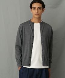 NANO universe | 「毛玉レスニット」 ファインゲージクルーネックカーディガン(ニット/セーター)