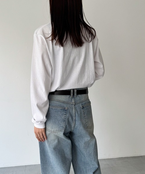 CANAL JEAN（キャナルジーン）の「El mar standard刺繍ロングT