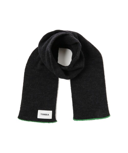 こども ビームス（コドモビームス）の「TEMBEA / マフラー 23（マフラー・キッズ・グレー/ブラウン系その他5/チャコールグレー/ライトグレー・ONE SIZE）」の2枚目の写真