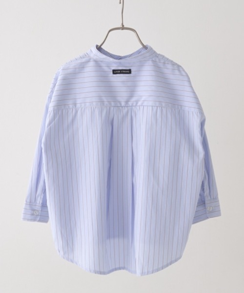 b・ROOM（ビールーム）の「アソートバンドカラービッグシャツ（シャツ/ブラウス・キッズ・ベージュ/ラベンダー/オフホワイト/サックスブルー・120cm/140cm/130cm/150cm/110cm/100cm）」の19枚目の写真