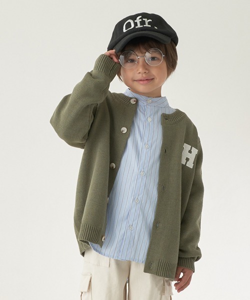 b・ROOM（ビールーム）の「アソートバンドカラービッグシャツ（シャツ/ブラウス・キッズ・ベージュ/ラベンダー/オフホワイト/サックスブルー・120cm/140cm/130cm/150cm/110cm/100cm）」の14枚目の写真